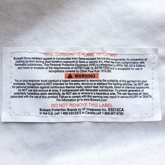 Bulwark FR Jeans Mens 42 x 32 (Waist 40") Blue Denim Cotton Cat 2 2112 PEJ2DD1 - Picture 11 of 16